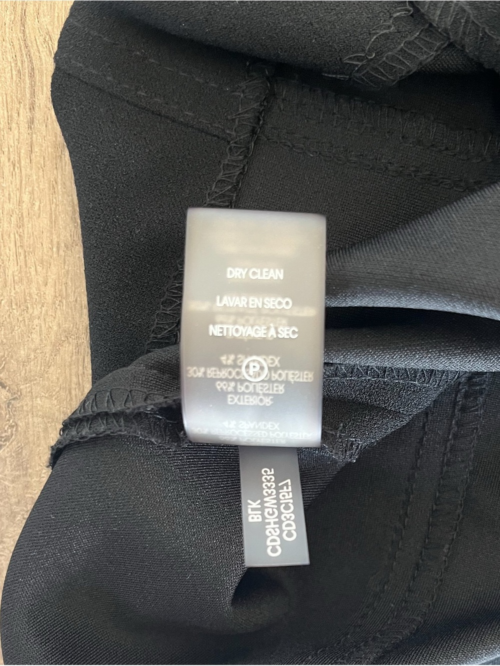 Calvin Klein Black Sleeveless Moto Dress with Gold Zippers and Branded Hardware - Picture 9 of 10